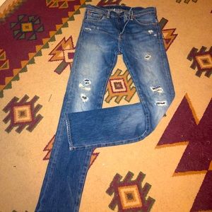 Levi 510 Skinny Jeans waist 28x32 on tag.